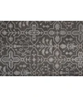 Feizy Fallon Rustic Farmhouse Rug, Ornamental, Warm Dark Gray, 2ft x 3ft Accent Rug