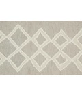 Feizy Anica Moroccan Wool Tufted Rug, Moroccan Style, Taupe/Ivory, 4ft x 6ft Accent Rug