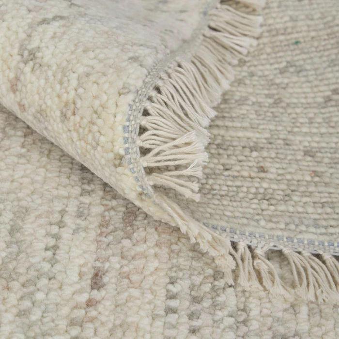 Feizy Branson Casual Solid, Ivory/Pink/Gray, 2' x 3' Accent Rug