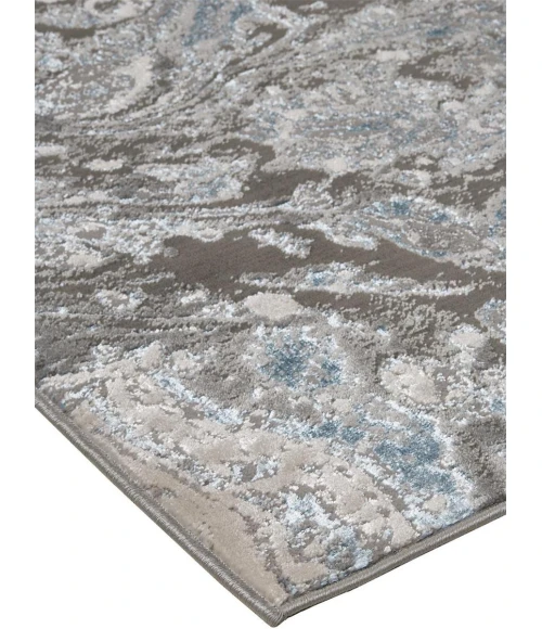 Feizy Azure SILVER/BLUE AZR3405F 3 ft. 11 in. X 6 ft. Rectangle Rug