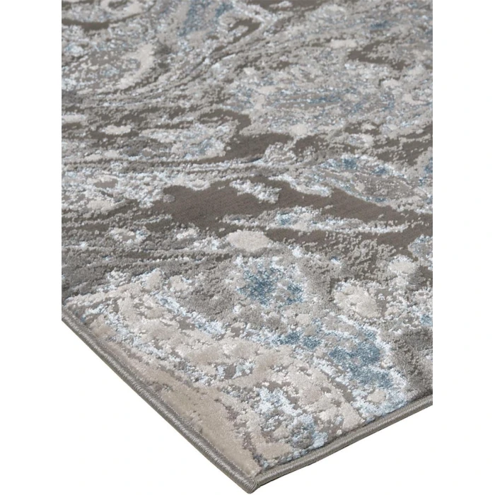 Feizy Azure SILVER/BLUE AZR3405F 3 ft. 11 in. X 6 ft. Rectangle Rug