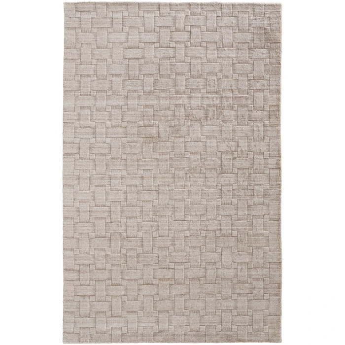 Feizy Redford Minimal Viscose Rug, Beige, 12' x 15' Area Rug