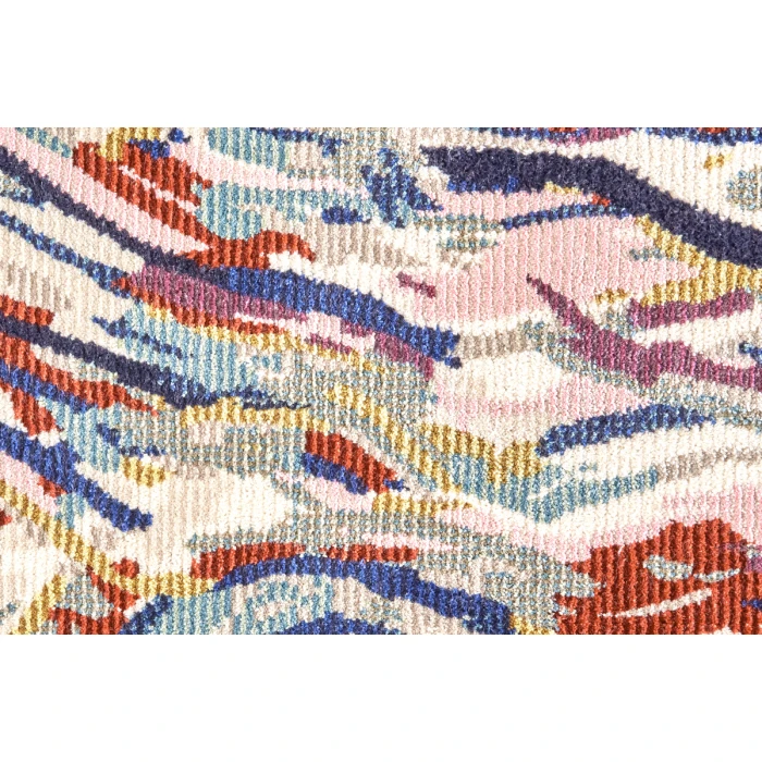 Feizy Torina Bohemian & Eclectic Abstract, Blue/Purple/Ivory, 9'-6" x 12'-7" Area Rug