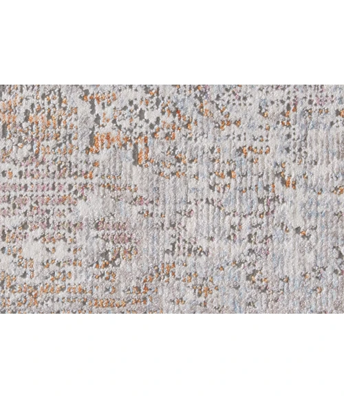 Feizy Cecily Vintage Medallion, Gold/Pink/Blue, 8' x 8' Square Square Rug