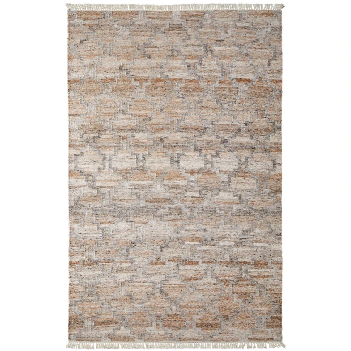 Feizy Beckett Transitional Beige/Gray Rug, 3'-6" x 5'-6" Area Rug