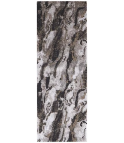 Feizy Vancouver 39FGF CHARCOAL/BEIGE Area Rug 2 ft. 10 in. X 7 ft. 10 in. Rectangle