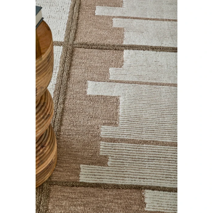 Feizy Winston Brown/Ivory/Tan WNS8B01F 2ft. x 3ft. Rect. Rug