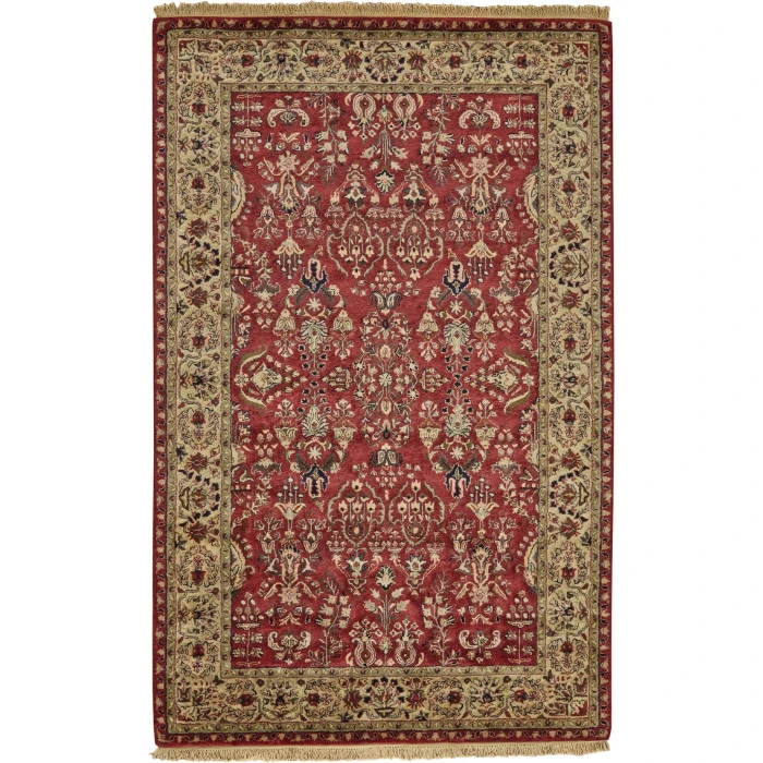 Feizy Amore Green/Gold/Black 3388327F 8ft. x 8ft. Round Rug