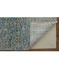 Feizy Branson Casual Solid, Blue/Ivory/Brown, 2' x 3' Accent Rug