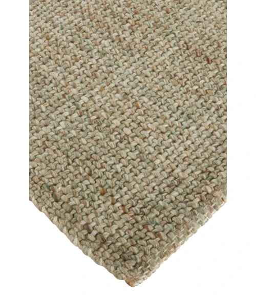 Feizy Naples Space Dyed In/Outdoor Flatweave, Olive/Sage Green, 2ft x 3ft Area Rug