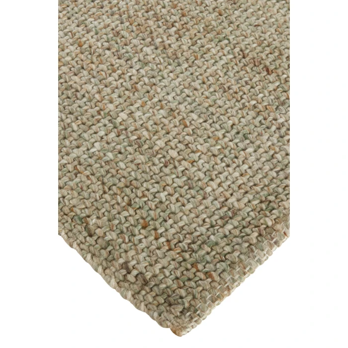 Feizy Naples Space Dyed In/Outdoor Flatweave, Olive/Sage Green, 8ft x 10ft Area Rug