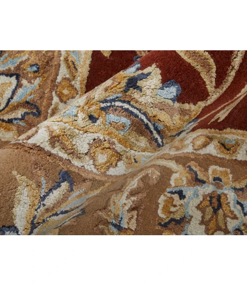 Feizy Prescott RUST/BEIGE PCT8937F 8 ft. X 10 ft. Rectangle Rug