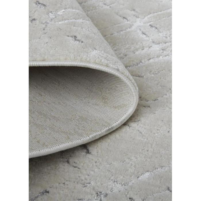 Feizy Micah Industrial Distressed, Silver/Gray/White, 3'-11" x 6' Accent Rug