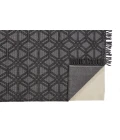 Feizy Phoenix Farmhouse Diamond, Black/Gray, 7'-9" x 9'-9" Area Rug