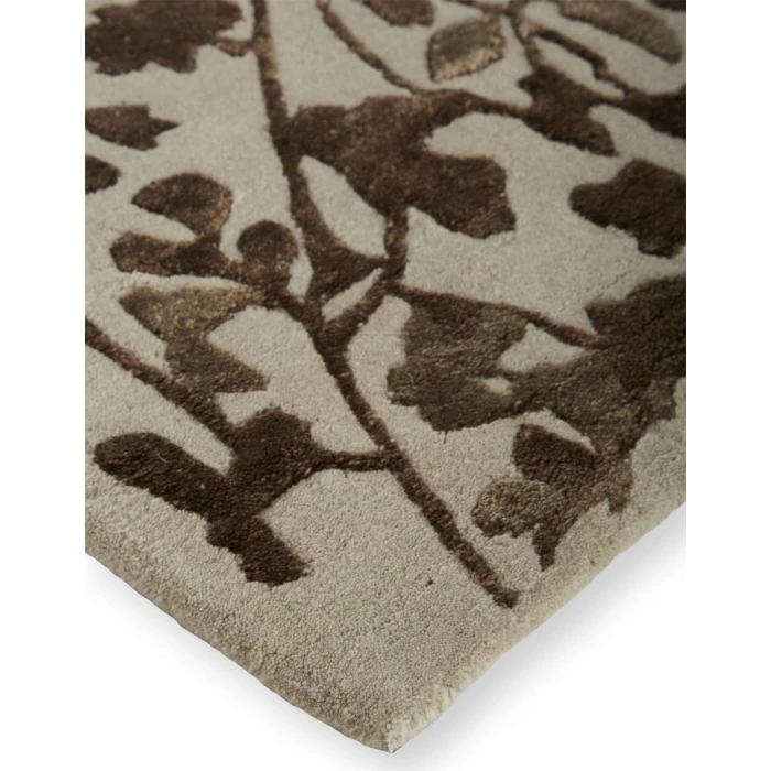 Feizy Bella Casual Floral & Botanical, Ivory/Taupe/Brown, 8' x 10' Area Rug