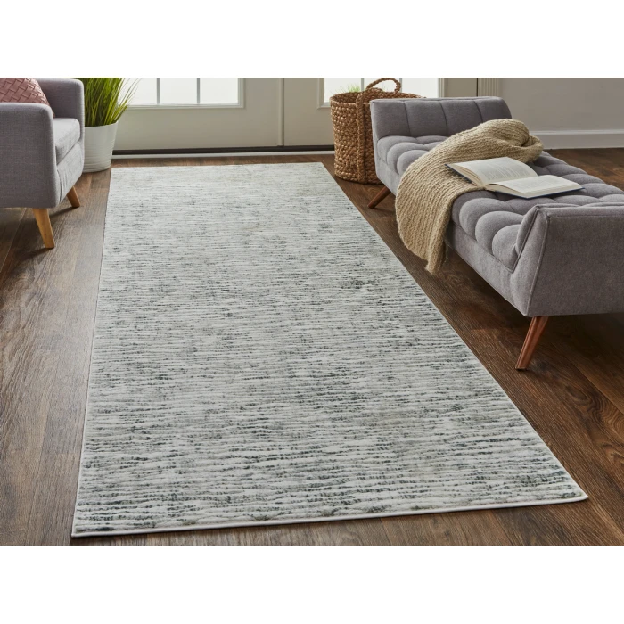 Feizy Atwell GRAY ATL3218F 2 ft. 8 in. X 8 ft. Rectangle Rug