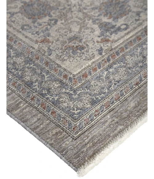 Feizy Marquette Rustic Persian Farmhouse Rug, Gray/Blue/Rust, 2ft x 3ft Accent Rug