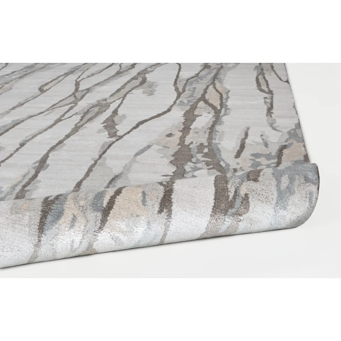 Feizy Dryden Industrial Abstract, Taupe/Ivory/Gray, 9'-6" x 13'-6" Area Rug