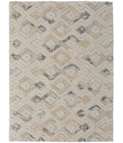 Feizy Anica IVORY/BLUE ANC8004F 6 ft. X 9 ft. Rectangle Rug