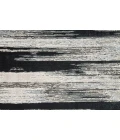 Feizy Micah Industrial Abstract, Black/Silver/Gray, 9'-2" x 12' Area Rug