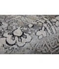 Feizy Macklaine Bohemian & Eclectic Distressed, Ivory/Silver/Black, 12' x 15' Area Rug