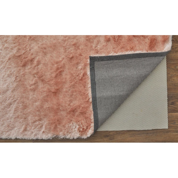 Feizy Indochine Luxury & Glam Solid, Pink, 8' x 8' Round Rug