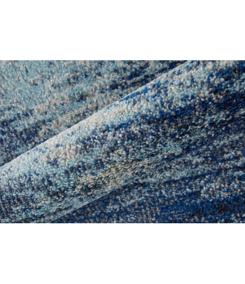Feizy Edgemont Casual Abstract, Blue/Ivory, 10' x 14' Area Rug