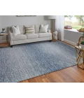 Feizy Branson Casual Solid, Blue/Ivory, 2' x 3' Accent Rug