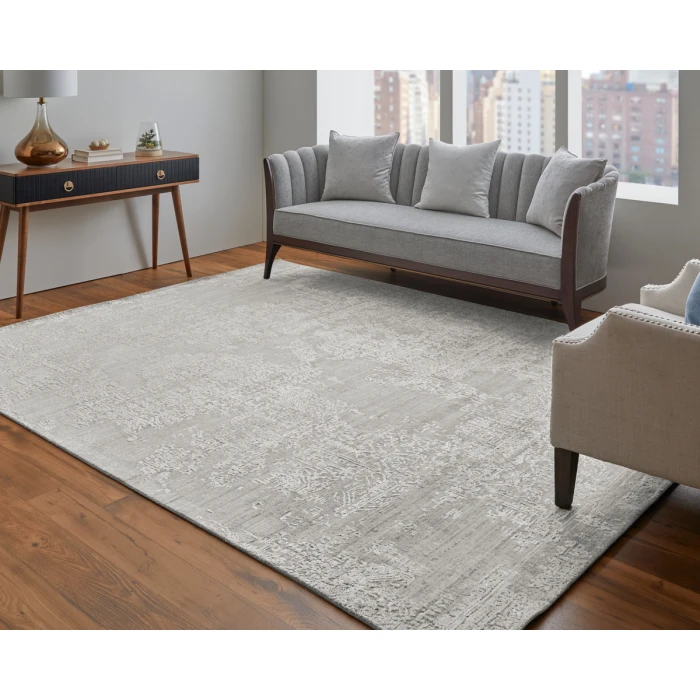 Feizy Eastfield Casual Abstract, Ivory, 2'-6" x 8' Runner