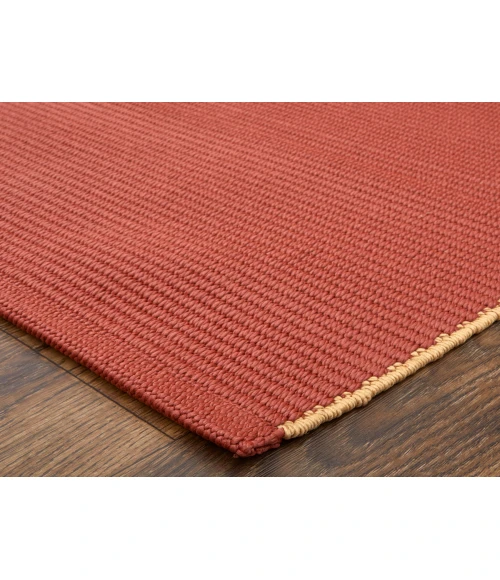 Feizy Theo RED/SAND THE0827F 8 ft. X 10 ft. Rectangle Rug