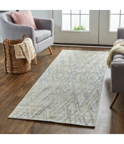 Feizy Elias 6589F BLUE Area Rug 2 ft. 9 in. X 10 ft. Runner