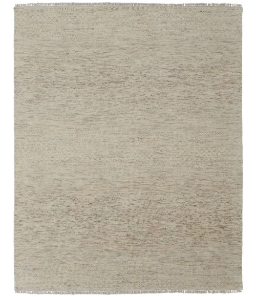 Feizy Branson Casual Solid, Ivory/Pink/Gray, 2' x 3' Accent Rug
