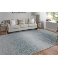Feizy Branson Casual Solid, Blue/Ivory/Brown, 2' x 3' Accent Rug