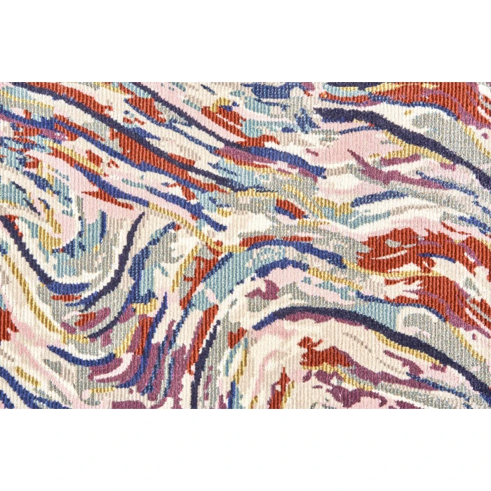 Feizy Torina Bohemian & Eclectic Abstract, Blue/Purple/Ivory, 9'-6" x 12'-7" Area Rug