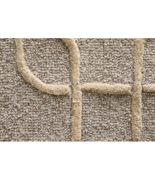 Feizy Kimball Gray/Taupe/Tan KIM8A35F 12ft. x 15ft. Rect. Rug