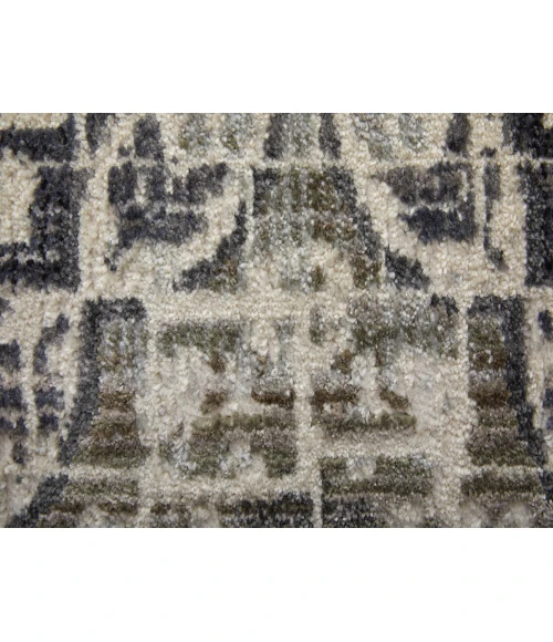 Feizy Kano GRAY/IVORY 8643874F 7 ft. 10 in. X 10 ft. Rectangle Rug