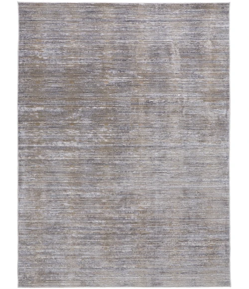 Feizy Laina Rustic Distressed, Taupe/Silver/Tan, 2' x 3' Accent Rug