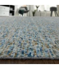 Feizy Branson Casual Solid, Blue/Ivory/Brown, 2' x 3' Accent Rug