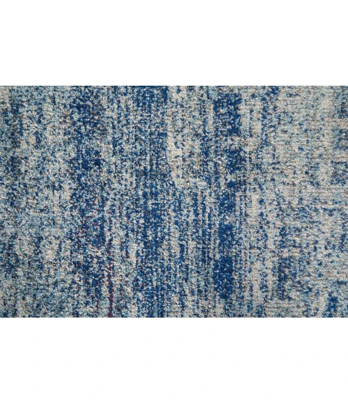 Feizy Edgemont Casual Abstract, Blue/Ivory, 10' x 14' Area Rug