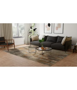 Feizy Jaxson Gray/Tan/Ivory JXN39PWF 9ft. x 12ft. Rect. Rug