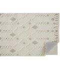 Feizy Anica Moroccan Wool Rug w/Ornamental Diamonds, Ivory/Tan, 2ft x 3ft Accent Rug