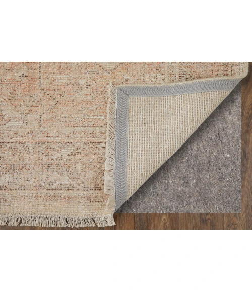 Feizy Caldwell Orange/Tan/Ivory 8798977F 3 ft. 6 in. X 5 ft. 6 in. Rect. Rug