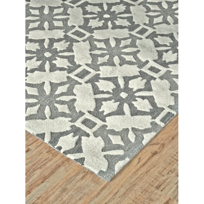 Feizy Ella FOG 6498458F 5 ft. X 8 ft. Rectangle Rug