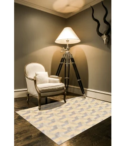 Feizy Saphir Zam 3253F CREAM/SILVER Area Rug 9 ft. 8 in. X 12 ft. 7 in. Rectangle