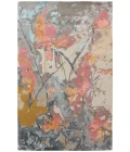 Feizy Dafney Casual Floral & Botanical, Blue/Pink/Gray, 3'-6" x 5'-6" Area Rug