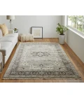 Feizy Ustad Gray/Taupe/Blue 5226112F 7ft.9in. x 9ft.9in. Rect. Rug