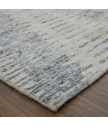 Feizy Brighton Industrial Abstract, Ivory/Blue/Gray, 8'-6" x 11'-6" Area Rug