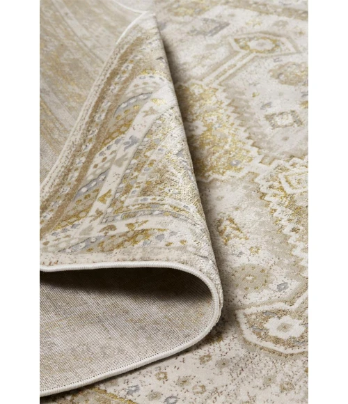 Feizy Aura Vintage Persian, Gold/Ivory, 9'-2" x 12' Area Rug