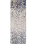 Feizy Laina Industrial Gradient & Ombre, Tan/Ivory/Blue, 3' x 12' Runner