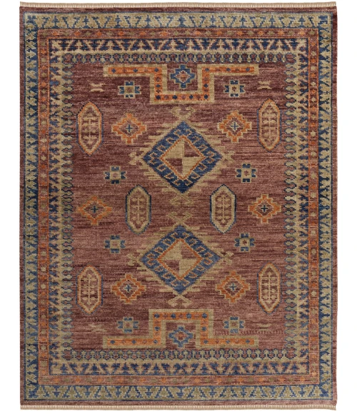 Feizy Fillmore Bohemian & Eclectic Geometric, Red/Green/Blue, 9' x 12' Area Rug